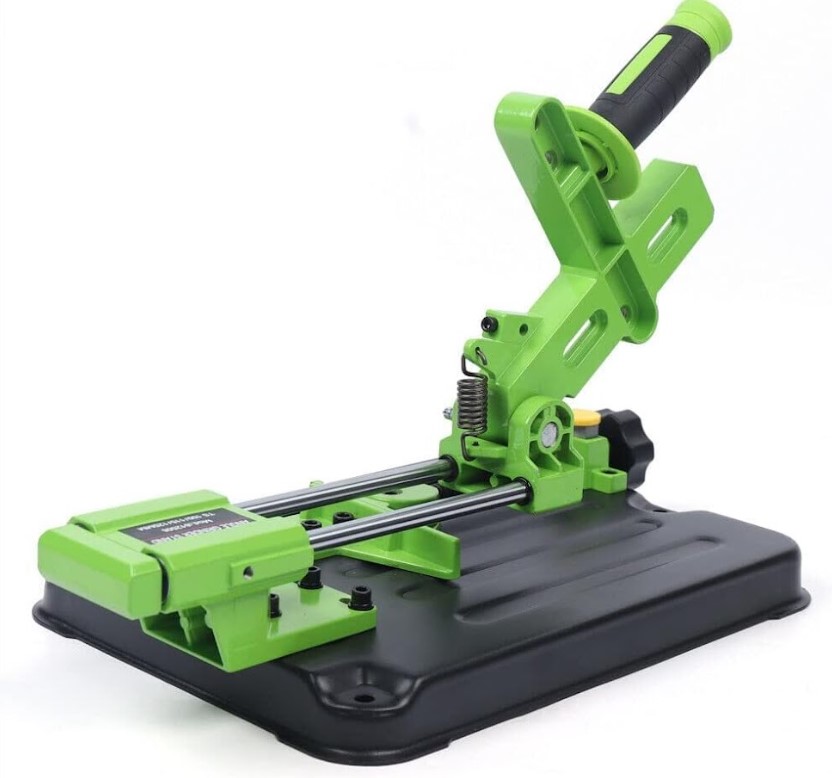 Heavy Duty Grinder Cutoff Machine Attachment – Pro Abrasive Chop Saw Converter for Thick Metal/Stone | Reinforced Steel, 115-125mm Disc Compatible, High Stability | UAE Industrial Cutting Upgrade 